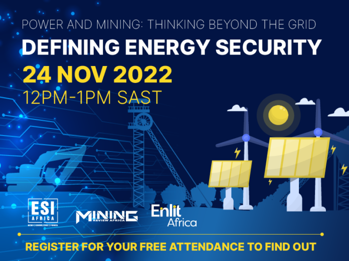 Defining energy security – Power and Mining