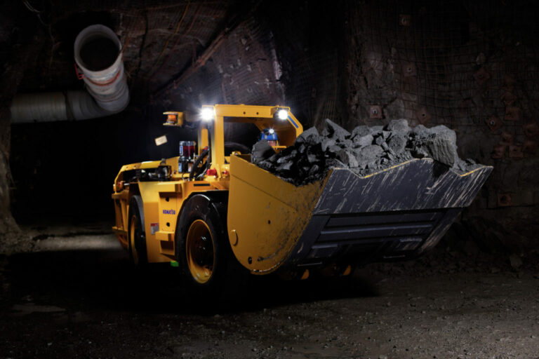 Komatsu’s WX03 LHD engineered for narrow-vein underground mining